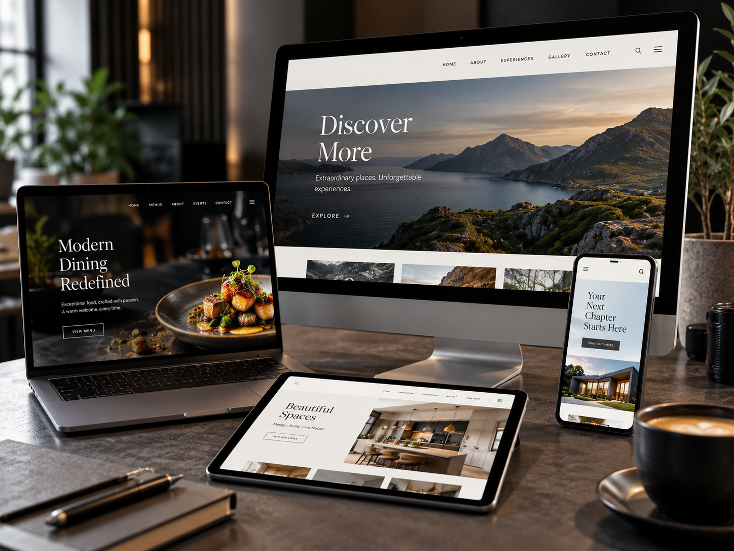 Professional website design and development services in Manchester and Salford by JME Design Digital & Print